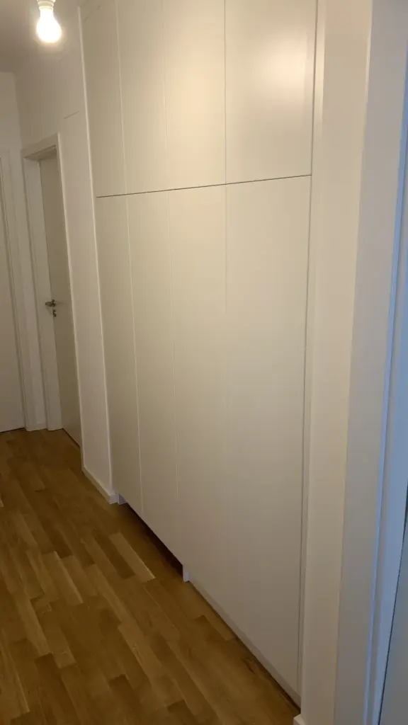 einbauschrank flur weiss glatt dresden