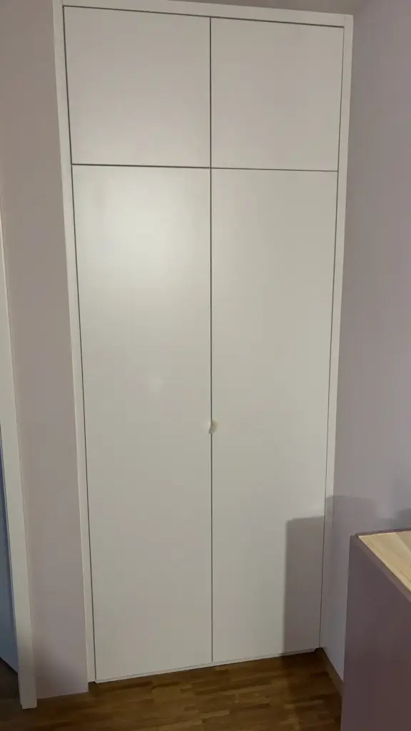 einbauschrank weiss zweituerig massgefertigt dresden